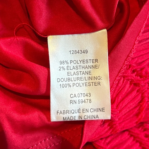 House of Harlow 1960 Elegant Red Sleeveless Dress size L - Picture 8 of 11